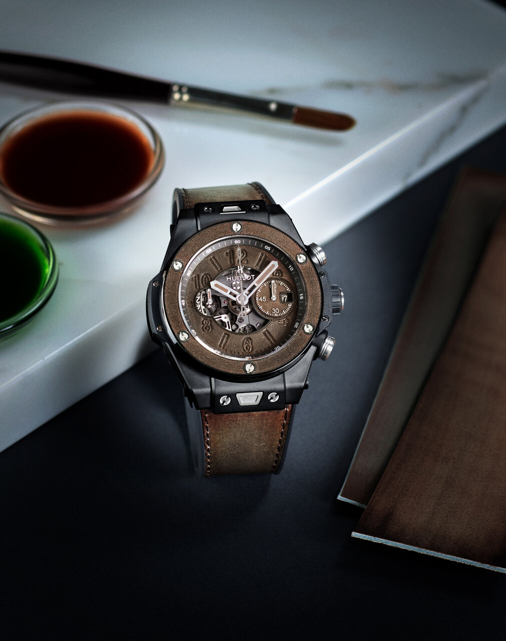 New Release: The Big Bang Unico Berluti Cold Brown | HUBLOT