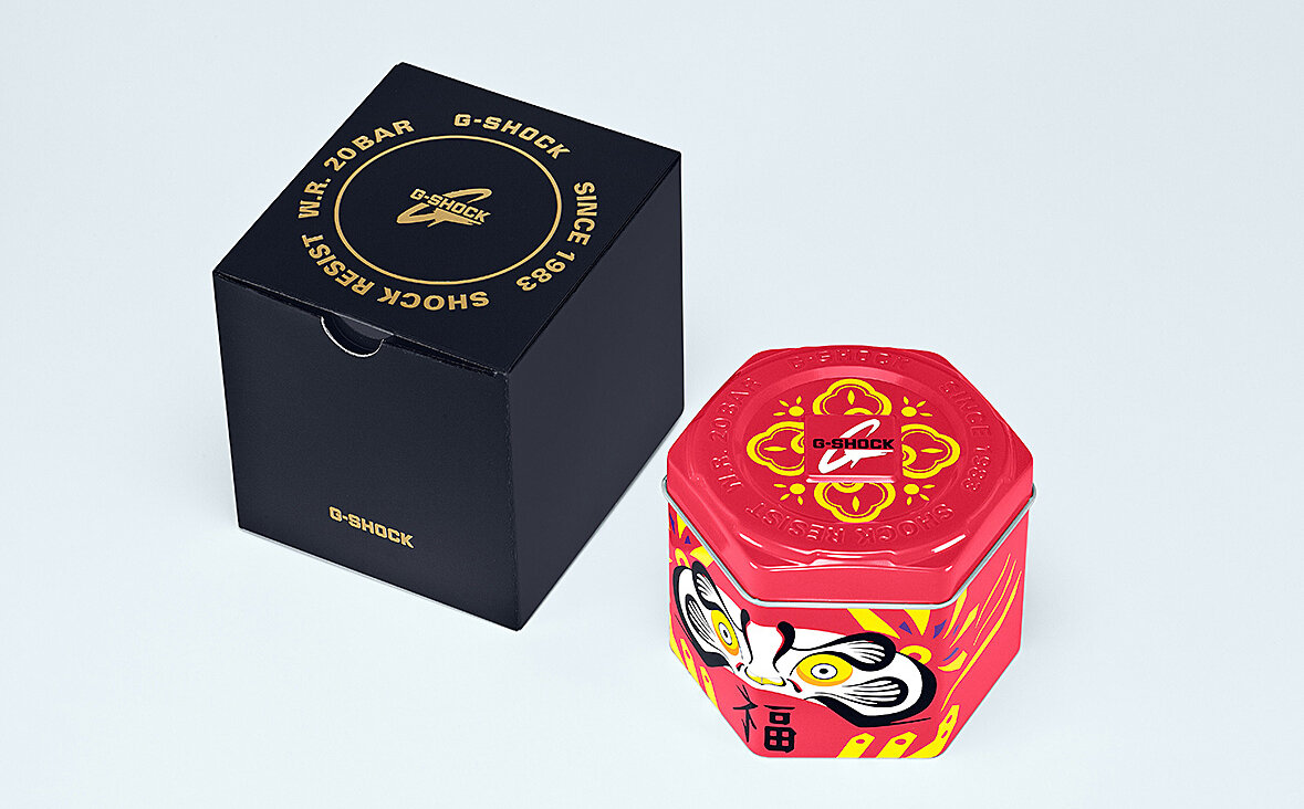 Following the lucky cat, three G-Shock models featuring the auspicious "Daruma" motif have been released | G-SHOCK