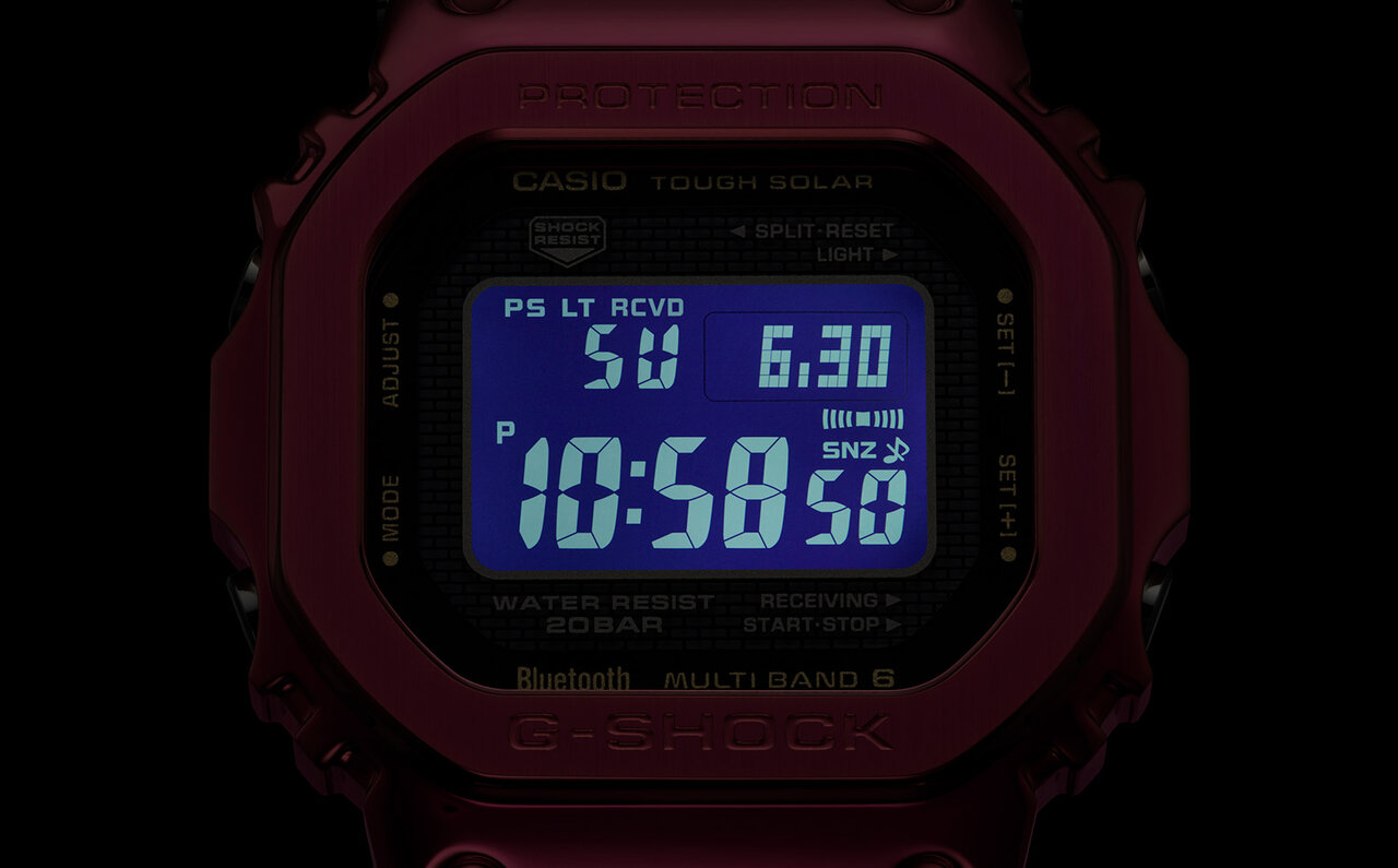 New "Red" Color for Full-Metal Square Model Inheriting the Original | G-SHOCK