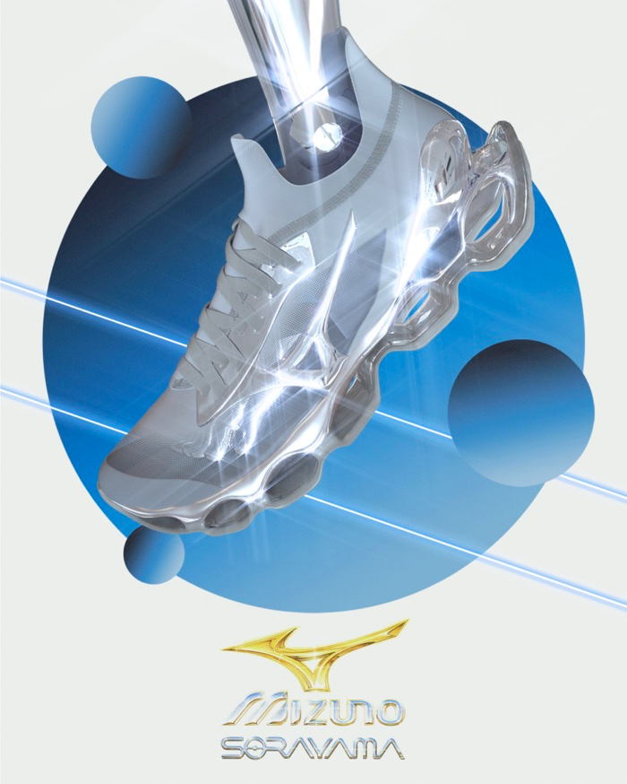 Mizuno's Flagship Model 'WAVE PROPHECY SORAYAMA' Designed by Hajime Sorayama Released | Mizuno