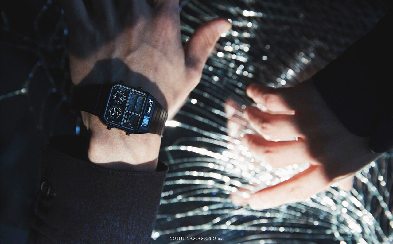 数量限定200本。Ground Y × CITIZENによる新作「ANA–DIGI TEMP」｜Ground Y