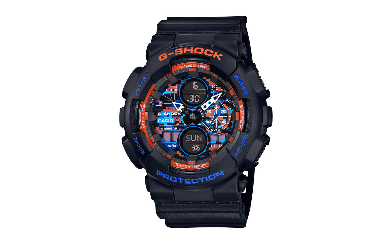 The "City Camouflage" series combines neon-inspired colors with camouflage patterns | G-SHOCK