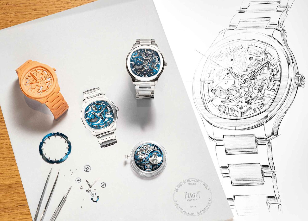 「極薄型ケースに精緻なスケルトンムーブメントを搭載した新作「ピアジェ ポロ スケルトン」｜PIAGET