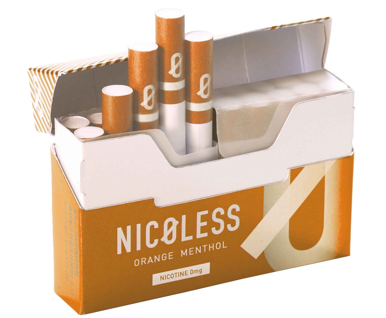 The "Orange Menthol" Flavor is Popular with Nicotine-Free "NICOLESS" | NICOLESS