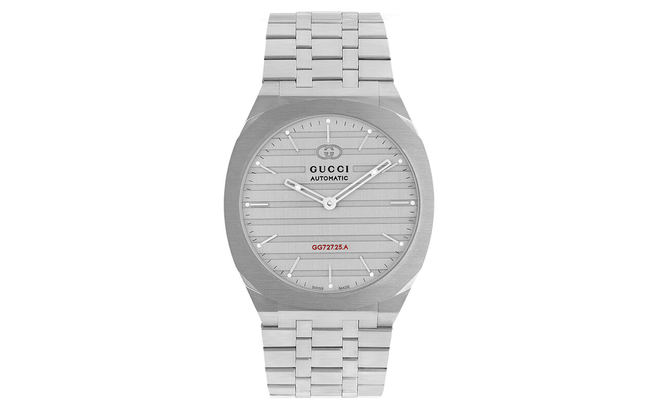 自社製造キャリバーを搭載した初のウルトラスリムウオッチ「GUCCI 25H」｜GUCCI