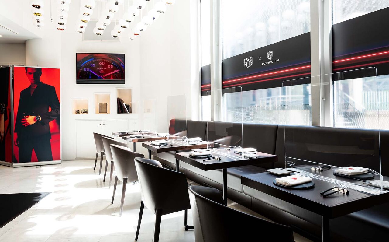 タグ・ホイヤーとポルシェのパートナーシップを記念する「TAG Heuer Café @ The Momentum by Porsche」が誕生｜TAG Heuer