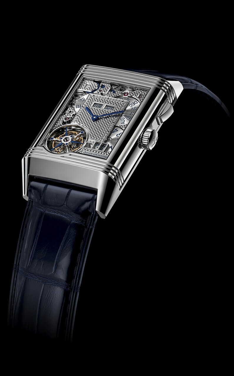 Watches & Wonders 2021 new release. The Reverso Hybris Mechanica Calibre 185, featuring the world's first ultra-complicated mechanism and four dials | JAEGER-LECOULTRE