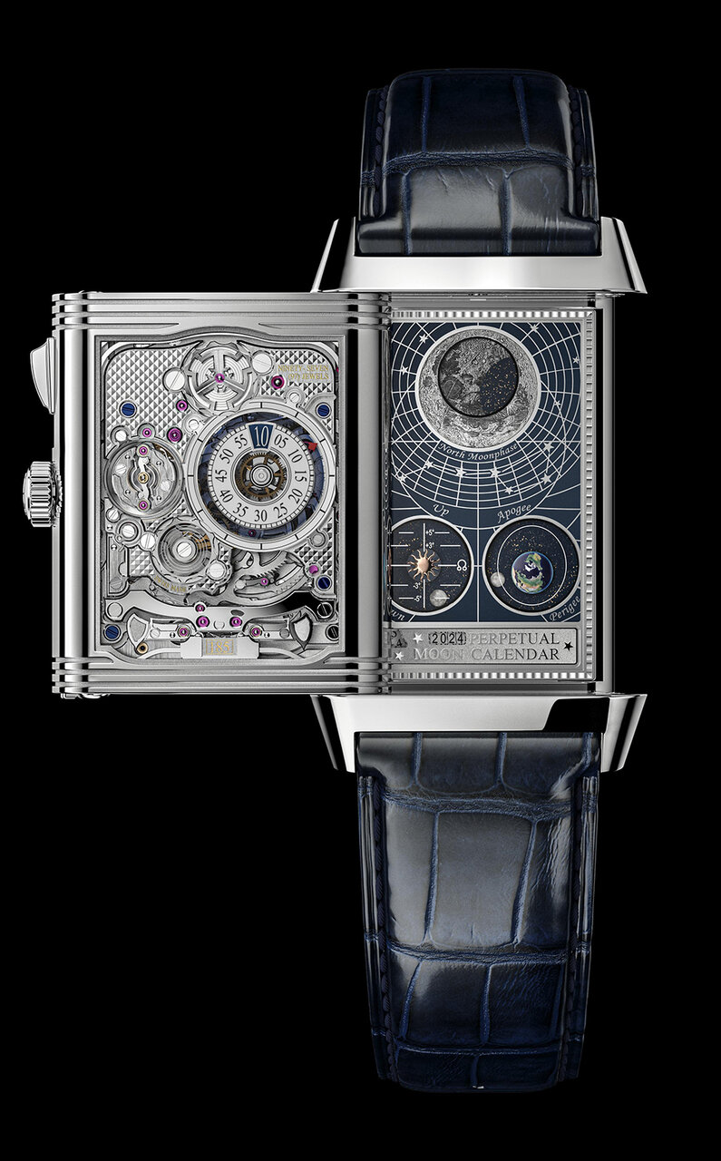 Watches & Wonders 2021 new release. The Reverso Hybris Mechanica Calibre 185, featuring the world's first ultra-complicated mechanism and four dials | JAEGER-LECOULTRE