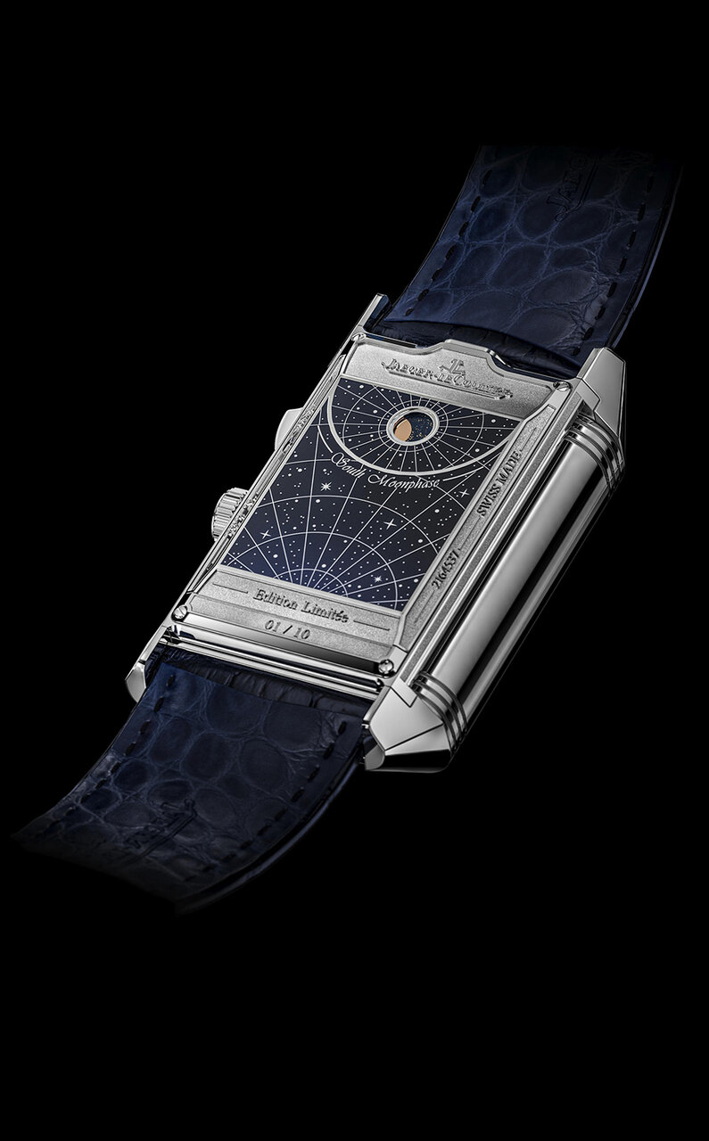 Watches & Wonders 2021 new release. The Reverso Hybris Mechanica Calibre 185, featuring the world's first ultra-complicated mechanism and four dials | JAEGER-LECOULTRE