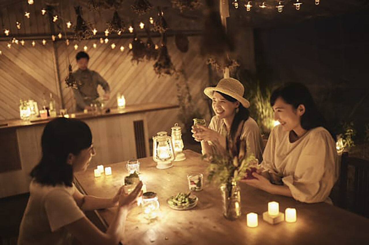 Agri Beer Garden: Enjoying the cool evening air in open-air private seating | TRAVEL
