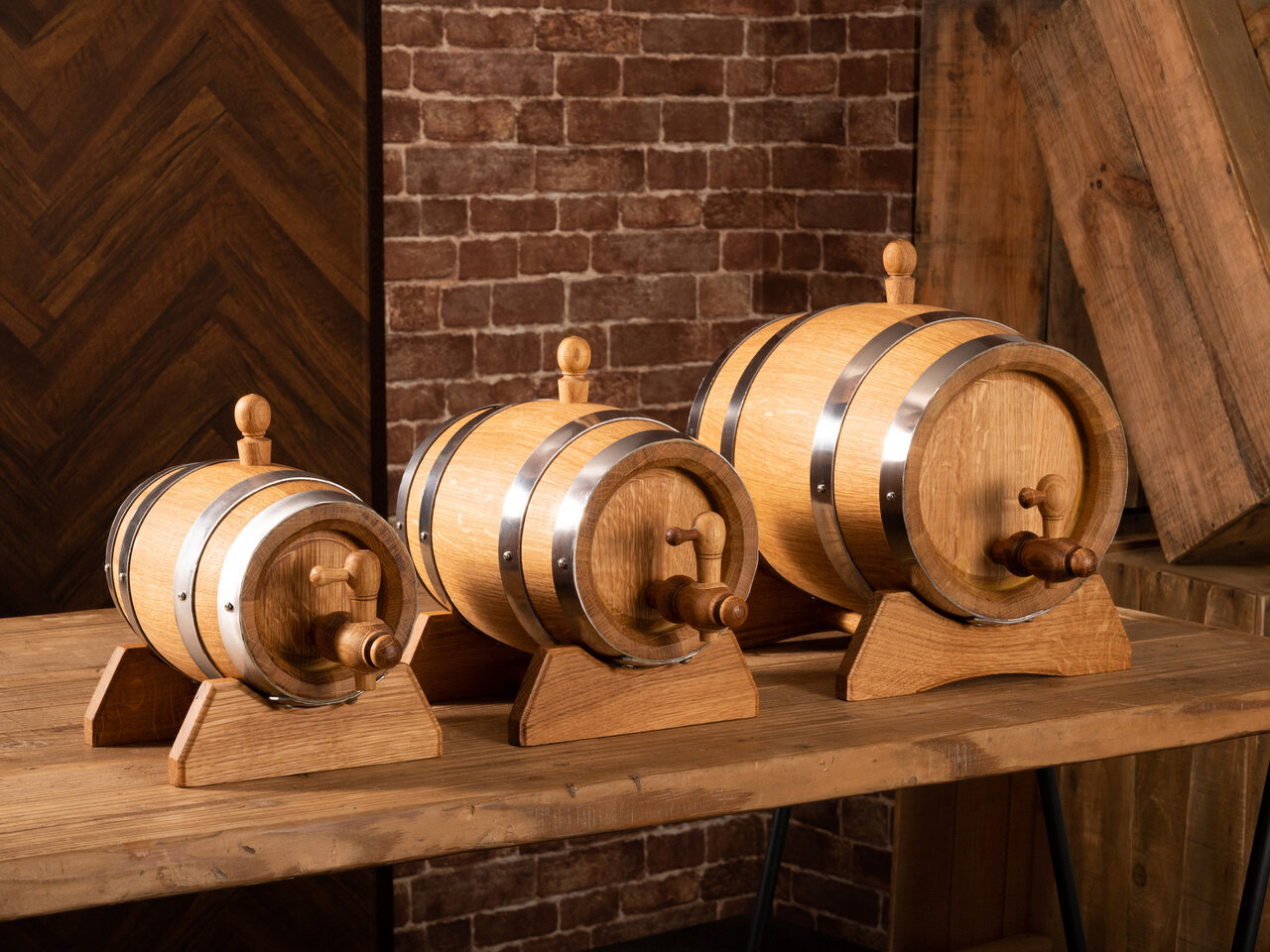 Japan's First Mini Barrel Made of Spanish Oak for Aging Whiskey and Shochu at Home | TARU HOLIC