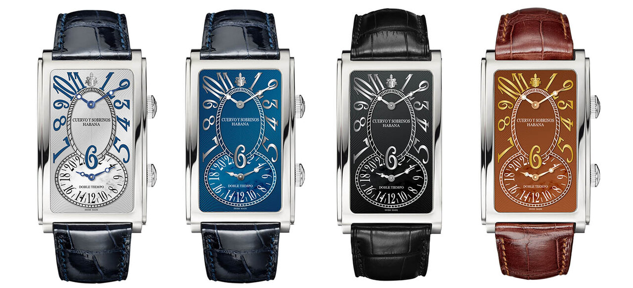 The New 'Prominente Doble Tiempo' Displays Two Time Zones Simultaneously | Cuervo y Sobrinos