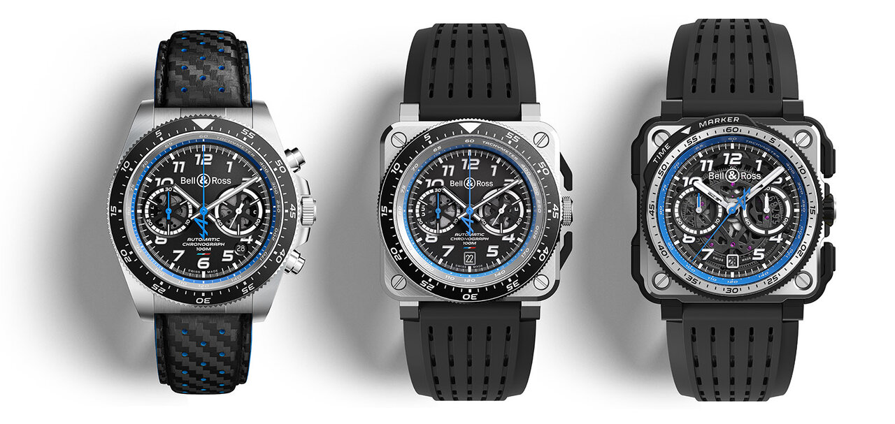 The refined, avant-garde chronograph "ALPINE F1® TEAM Collection" | Bell & Ross