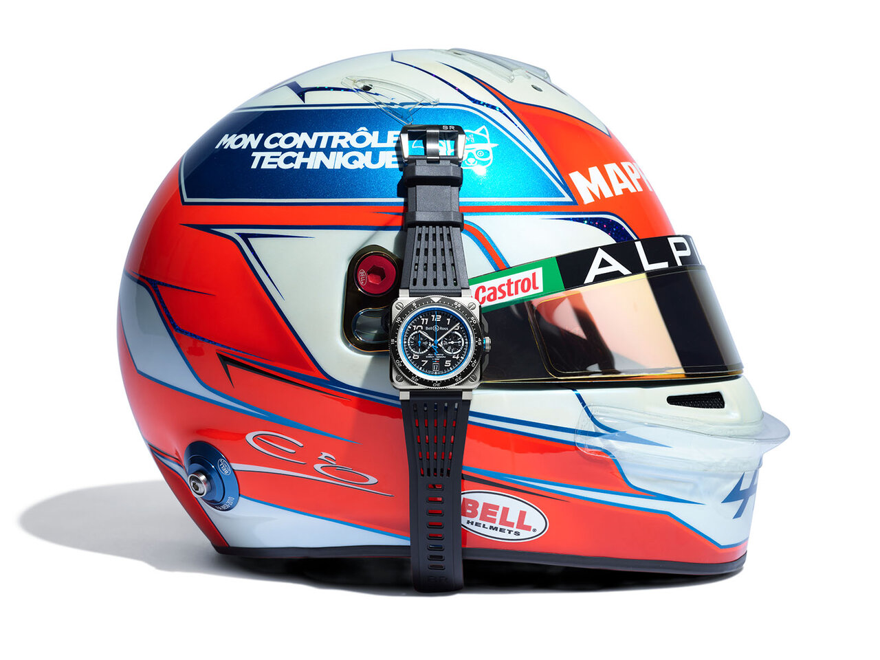 The refined, avant-garde chronograph "ALPINE F1® TEAM Collection" | Bell & Ross