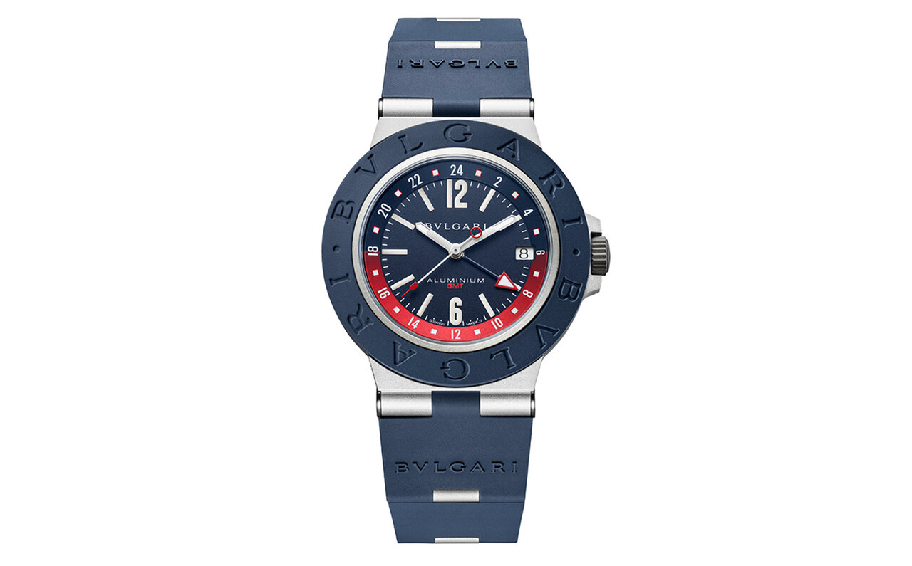 24のタイムゾーン表示を備えた新作「ブルガリ アルミニウム GMT」｜BVLGARI