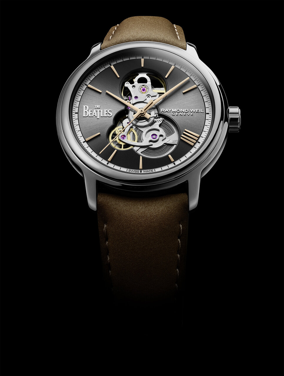 Limited to 3,000 pieces. Special collaboration watch with The Beatles | RAYMOND WEIL