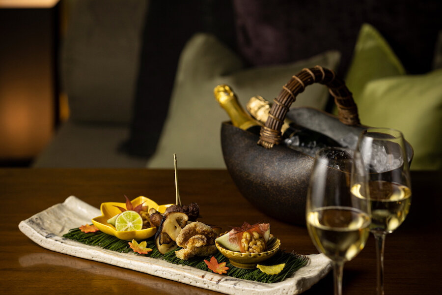 Autumn's Ultimate Indulgence, Available Only This Season: An Elegant Moment of Matsutake Mushrooms and Champagne at HOSHINOYA Karuizawa｜TRAVEL