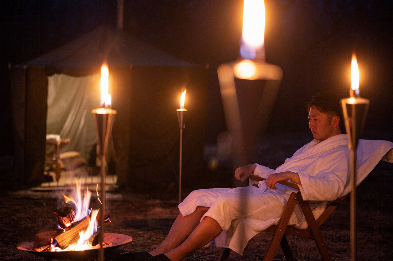 Hoshinoya Karuizawa Offers 'Winter Dawn Sauna' with Views of Mount Asama and Sauna Enjoyment | TRAVEL