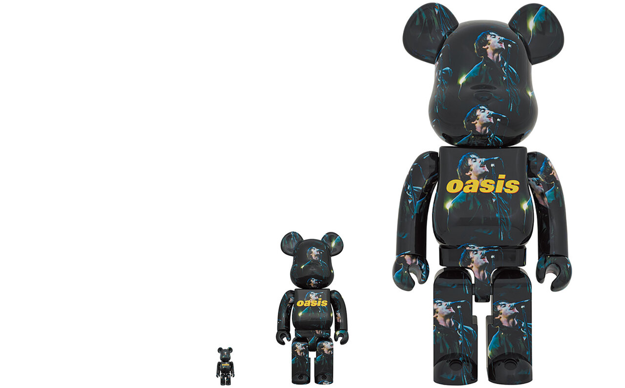 Legendary Outdoor Live Performance by Britain's Premier Band <OASIS> at the Peak of Their Career Becomes a BE@RBRICK | MEDICOM TOY