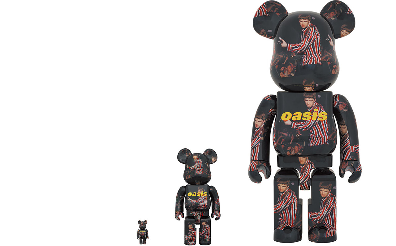 Legendary Outdoor Live Performance by Britain's Premier Band <OASIS> at the Peak of Their Career Becomes a BE@RBRICK | MEDICOM TOY