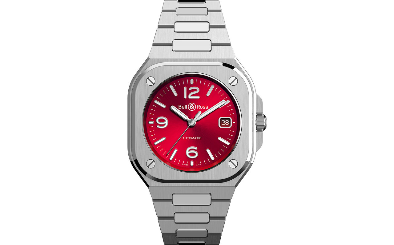 With an accent of red, this rare model, limited to 99 pieces, makes an undeniable first impression on the wrist. | Bell & Ross