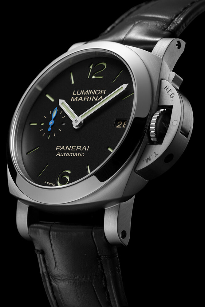 アイコニックなルックスはそのまま、腕載せがいい40ミリ径にダウンサイズ｜PANERAI