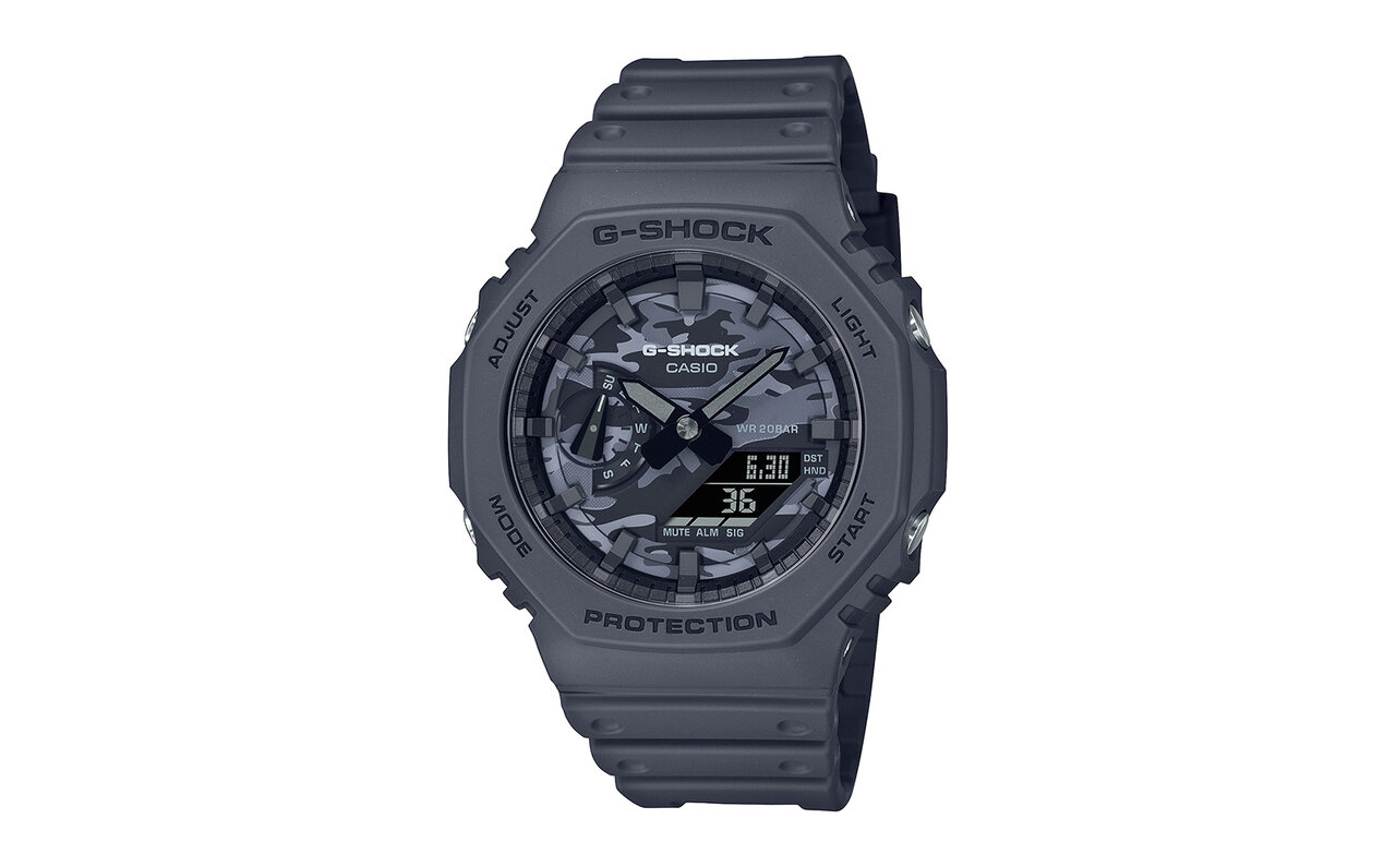 ユーティリティカラー×カモフラージュ柄で生まれ変わった大人顔のGショック｜G-SHOCK