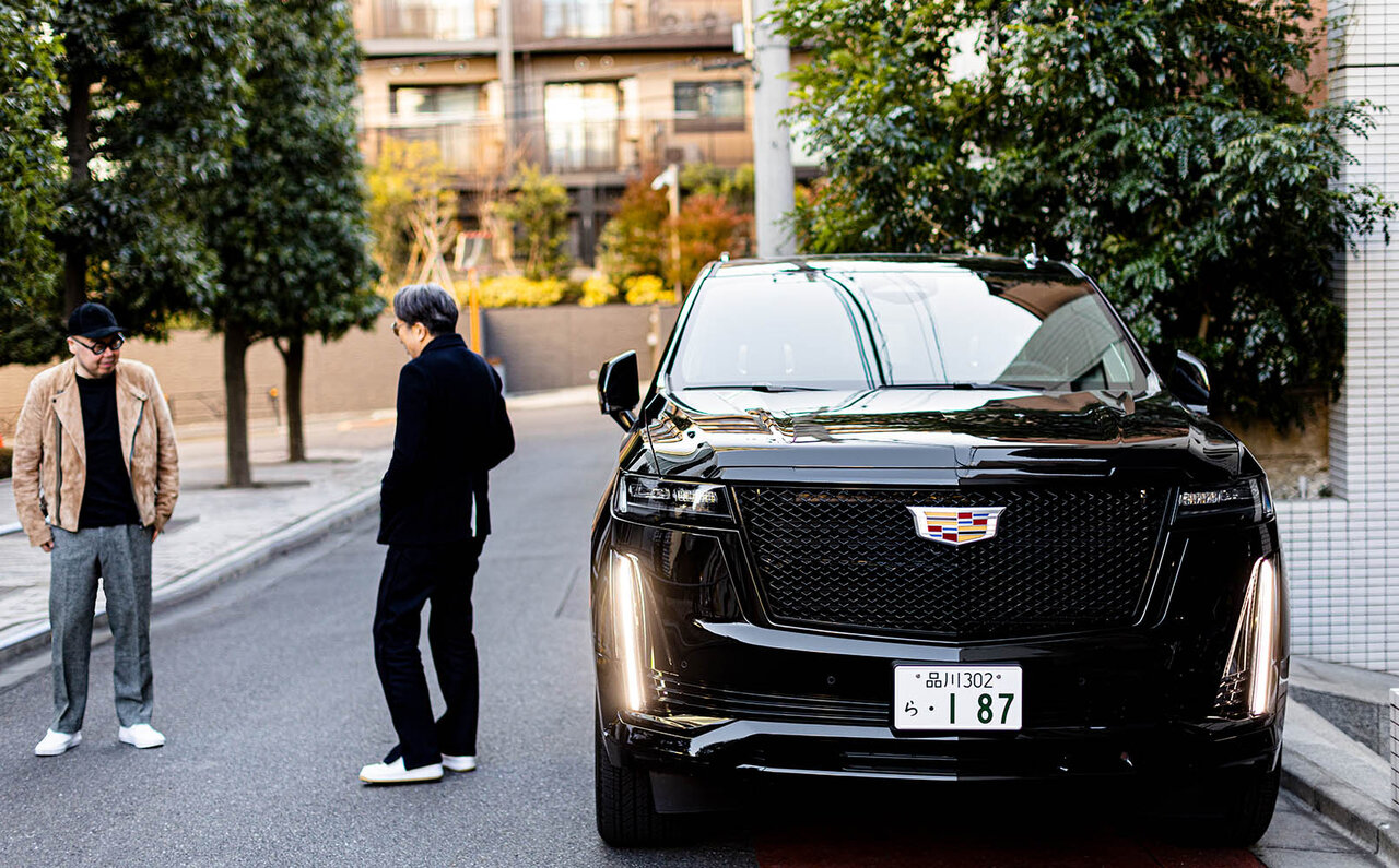 A Day with Cadillac for Noteworthy Creators—Escalade × Tomoyuki Tanaka & Yoichiro Maeda | Cadillac