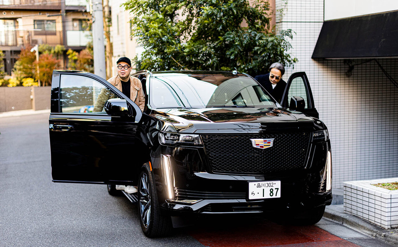 A Day with Cadillac for Noteworthy Creators—Escalade × Tomoyuki Tanaka & Yoichiro Maeda | Cadillac