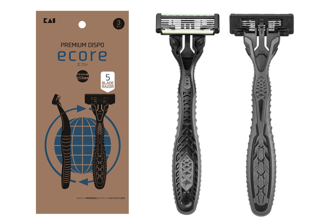 肌にも環境にもやさしい素材を使用した使い捨てカミソリが新登場 ｜貝印