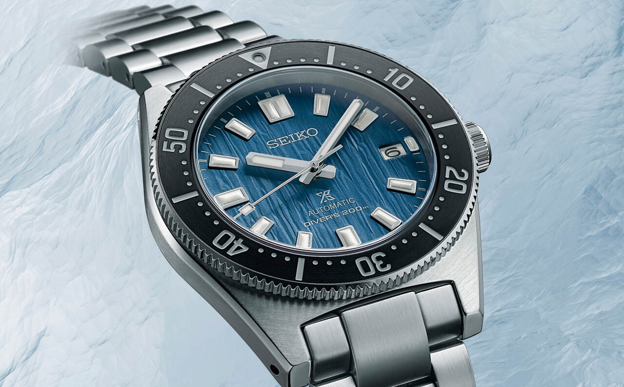 セイコーダイバーズのルーツ、極地の壮大な氷河の世界をダイアルに表現｜SEIKO