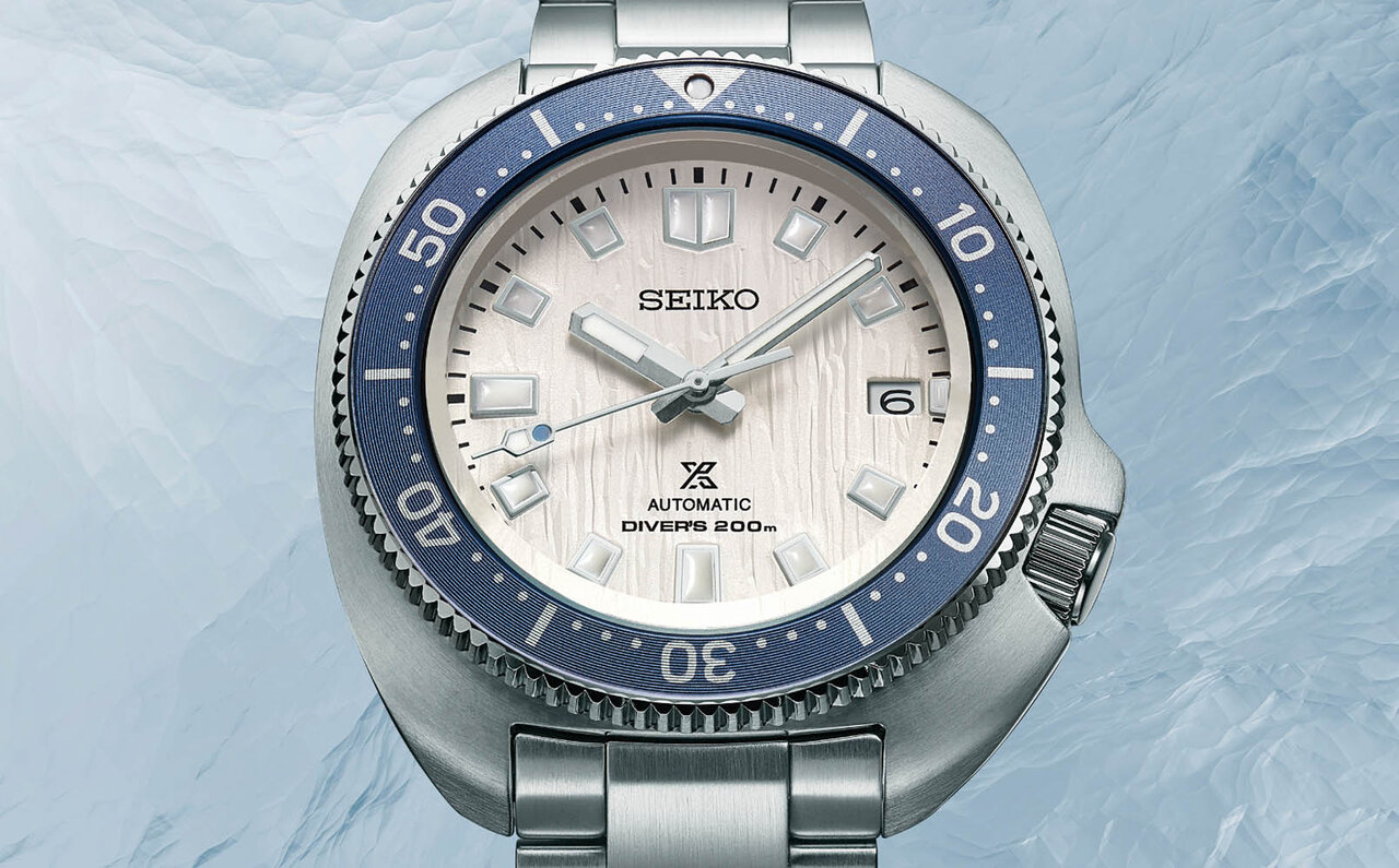  セイコーダイバーズのルーツ、極地の壮大な氷河の世界をダイアルに表現｜SEIKO