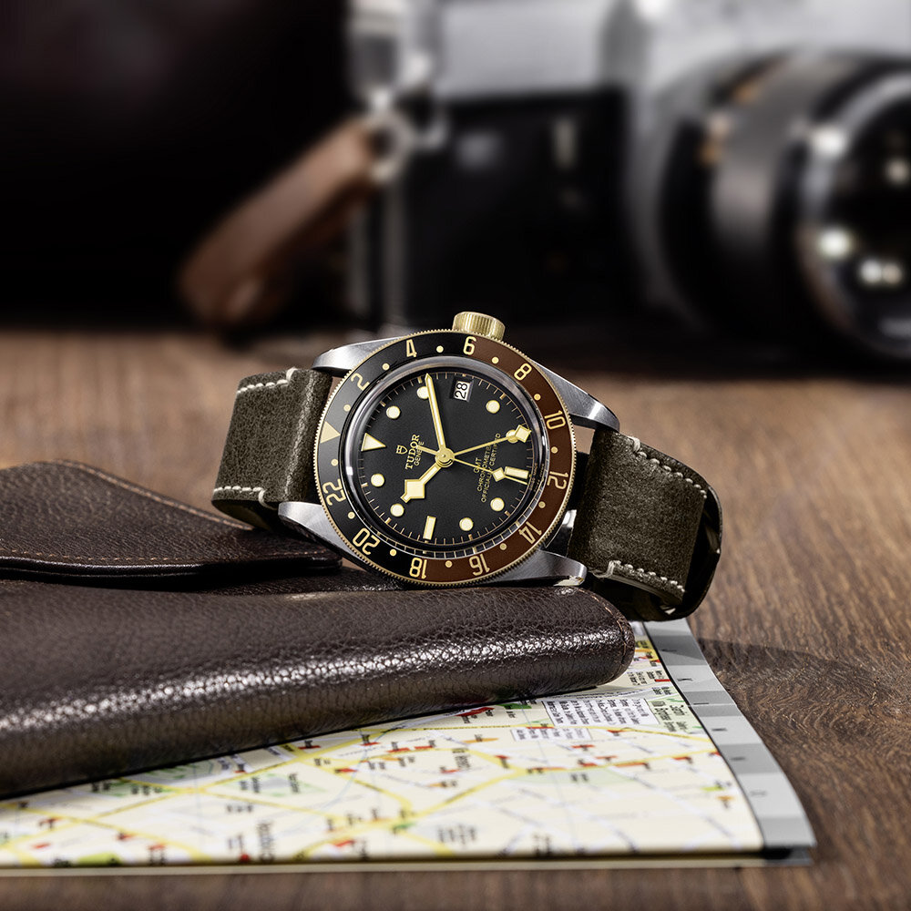 A striking neo-vintage presence. The new "Black Bay GMT S&G" | TUDOR