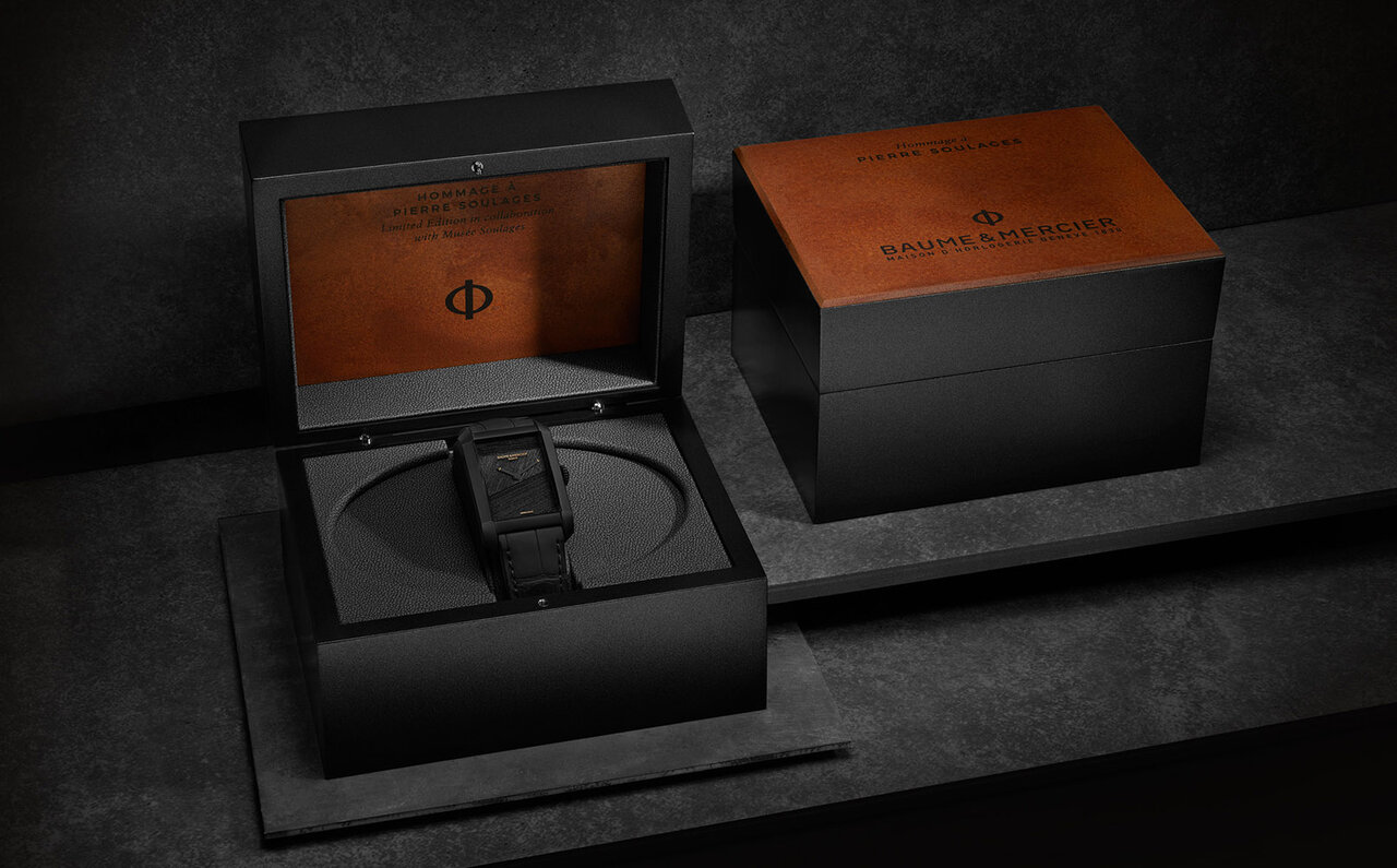  “黒の巨匠”に捧げられたハンプトン「ピエール・スーラージュへのオマージュ」｜BAUME & MERCIER