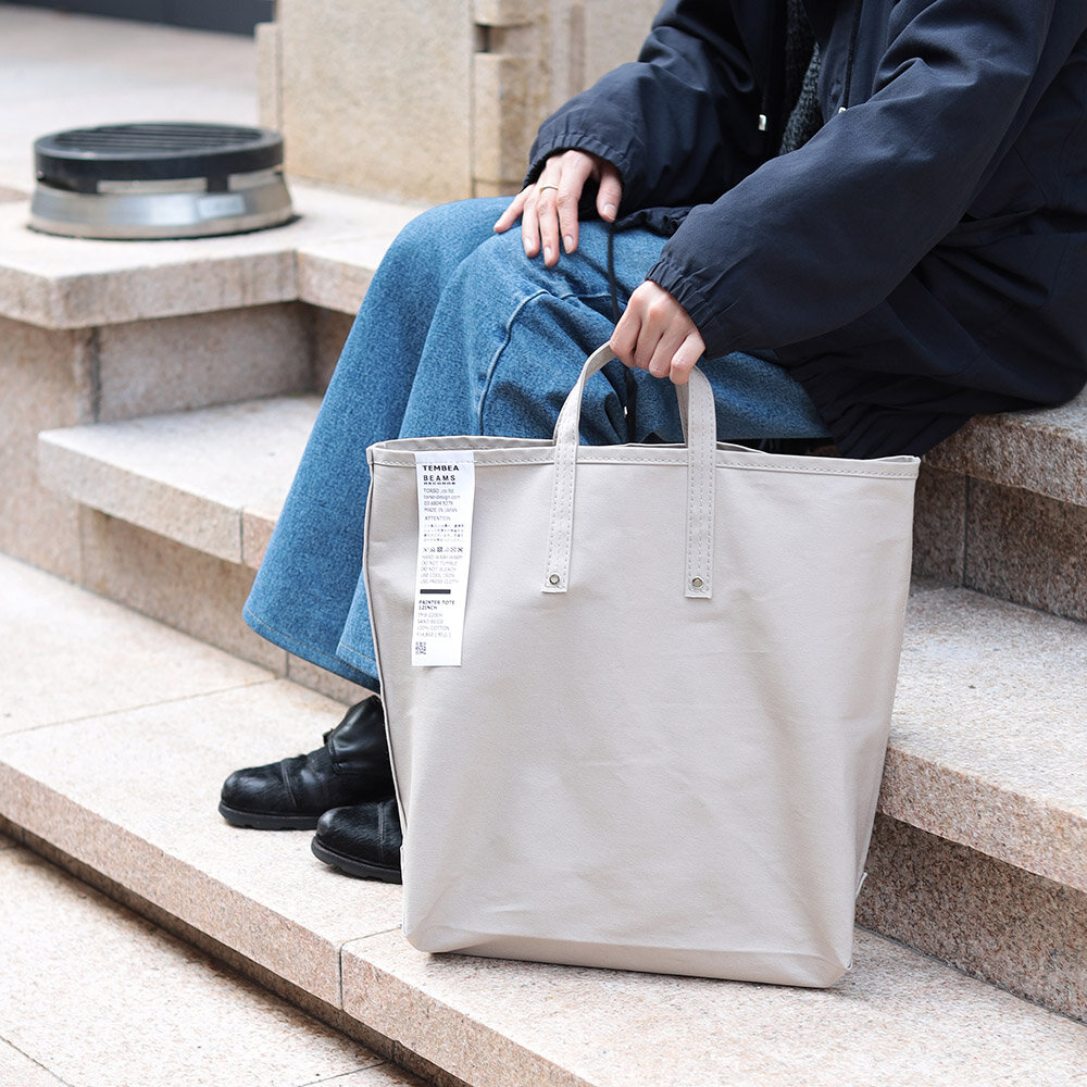 TEMBEA×BEAMS RECORDS Large Capacity 2-Way Tote | BEAMS RECORDS