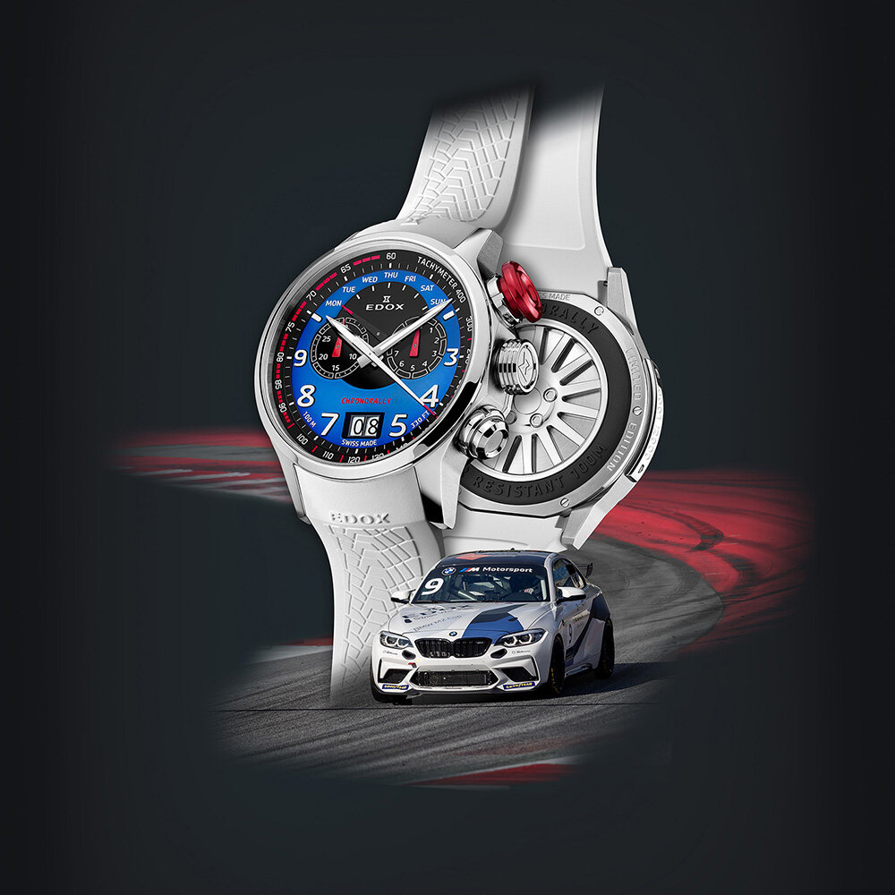 世界で2000本の限定生産。BMW M モータースポーツとのパートナーシップ記念モデルが登場｜EDOX