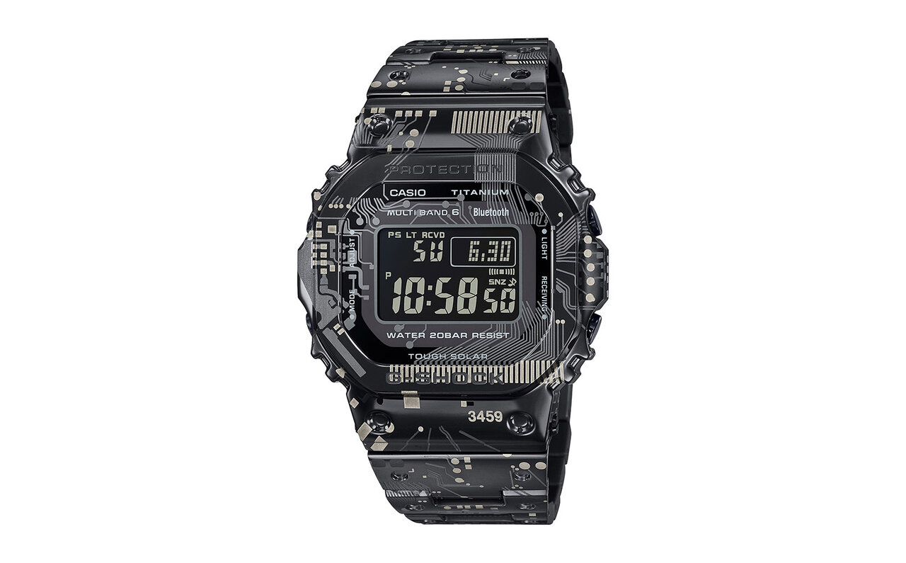 初代G-SHOCK「DW-5000C」をフルメタル化した「GMW-B5000」シリーズから、チタン合金採用のスペシャルモデル登場｜G-SHOCK