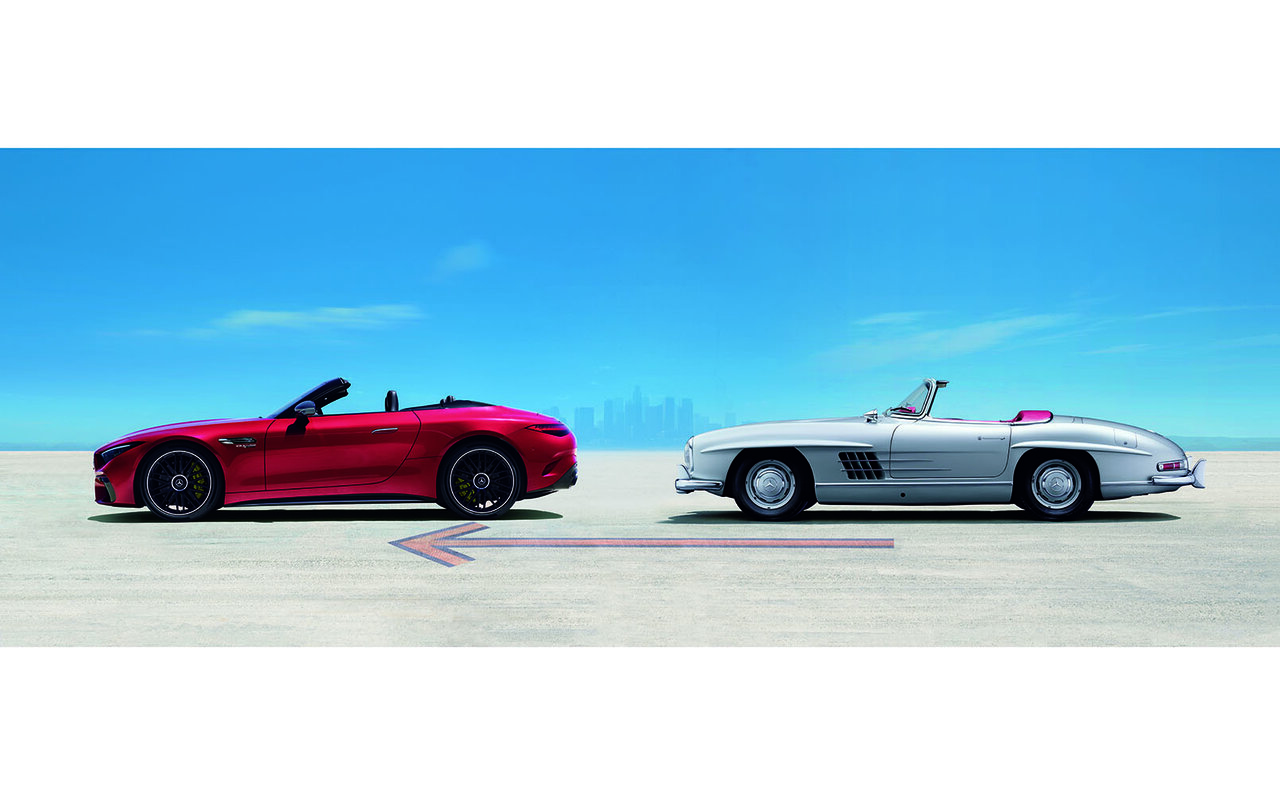 最高出力585ps、最高速度315㎞/h──メルセデスAMG SL 63 4MATIC+ が日本上陸｜Mercedes AMG