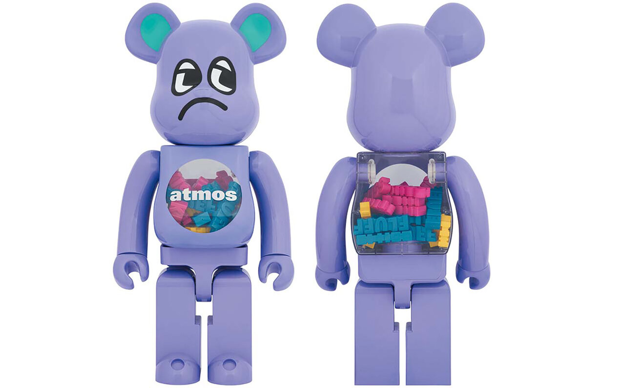 BAD MOOD × atmos BE@RBRICK 1000% by SEKAI NO OWARI's Fukase Now Available | MEDICOM TOY