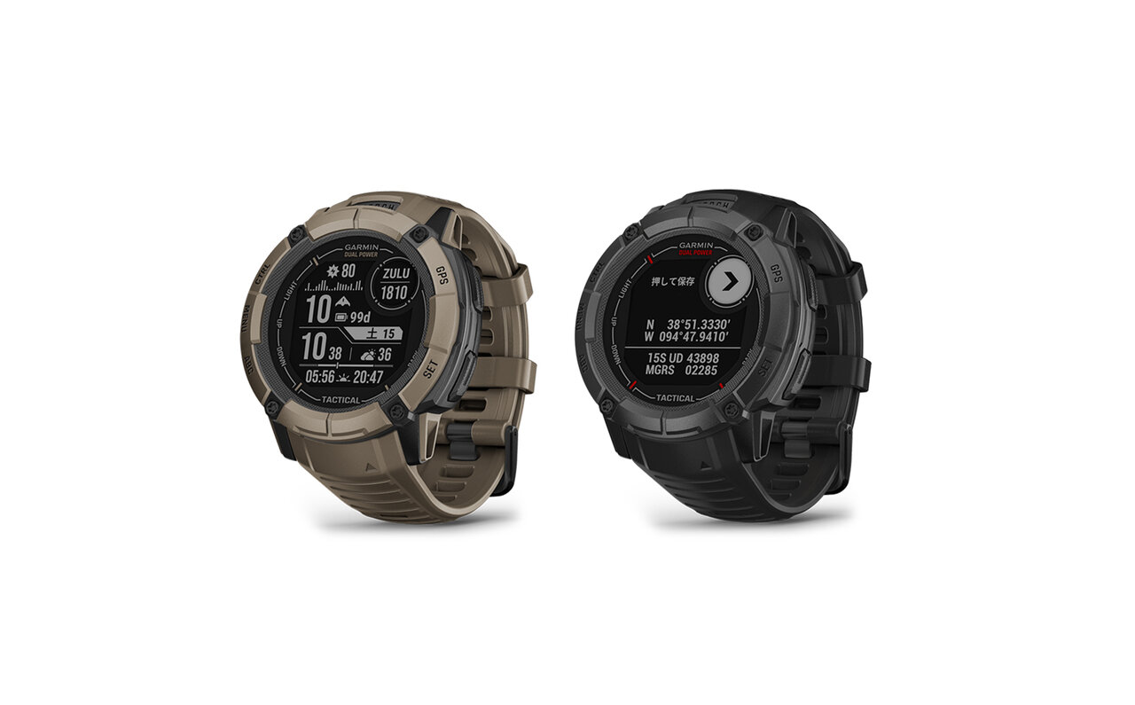 ソーラー充電タイプのアウトドアGPSウォッチ「Instinct 2X」シリーズが登場｜Garmin