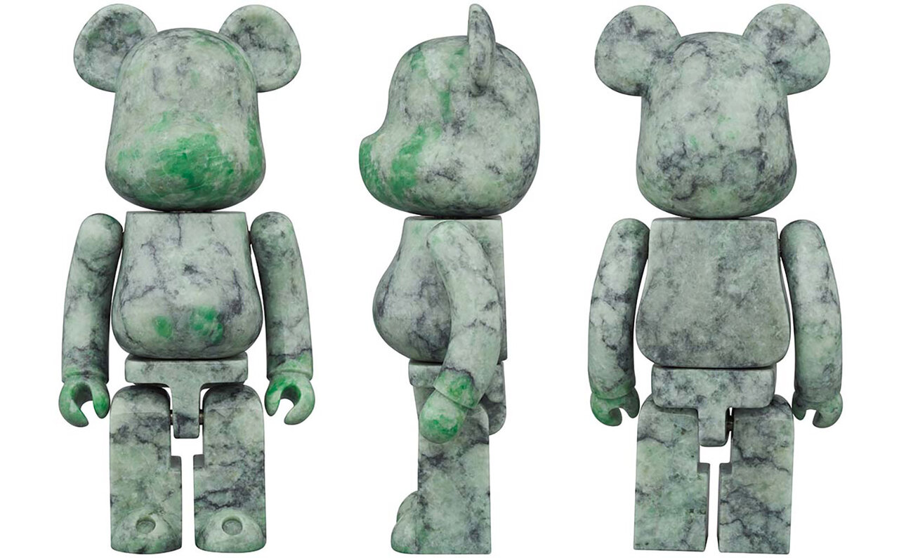 Transmitting Yamanashi's traditional crafts, Japan's foremost jewelry production area, to the world! A 200% BE@RBRICK processed with jade | MEDICOM TOY