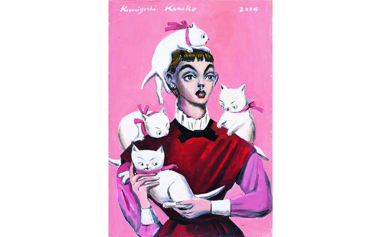 Painter Kuniyoshi Kaneko's "Love for Cats" Becomes a BE@RBRICK | MEDICOM TOY
