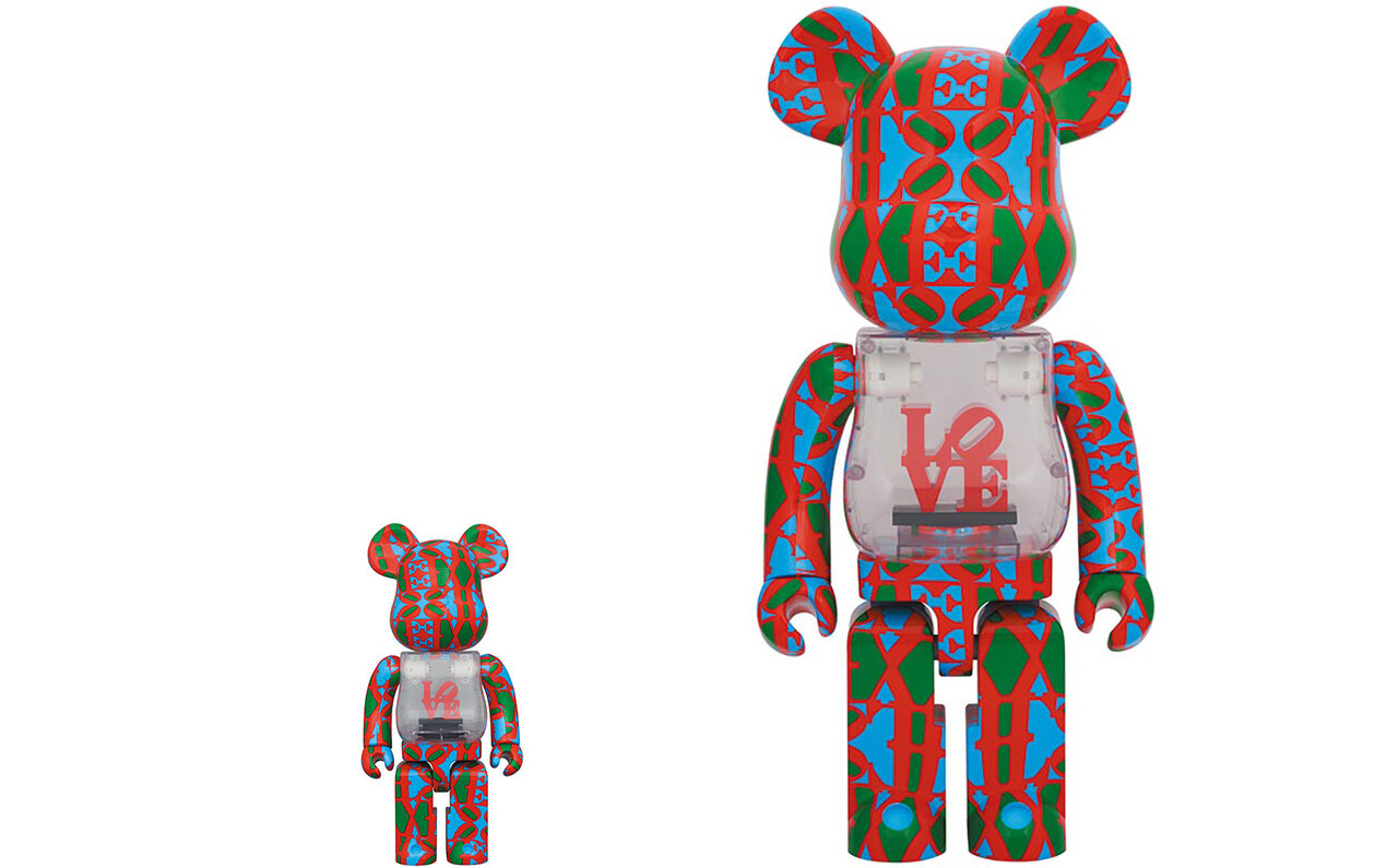 Robert Indiana's Iconic "LOVE" Sculpture Reimagined as BE@RBRICK | MEDICOM TOY