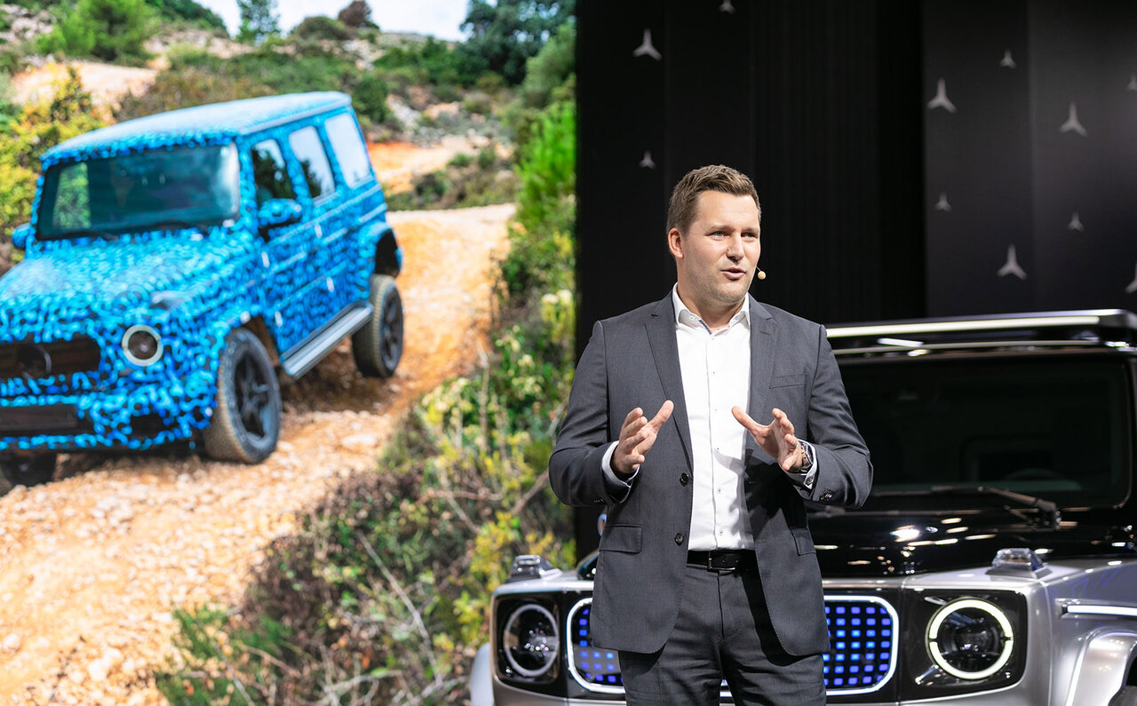 Mercedes-Benz Debuts G-Class BEV Concept Model 'Concept EQG' in Japan | Mercedes Benz