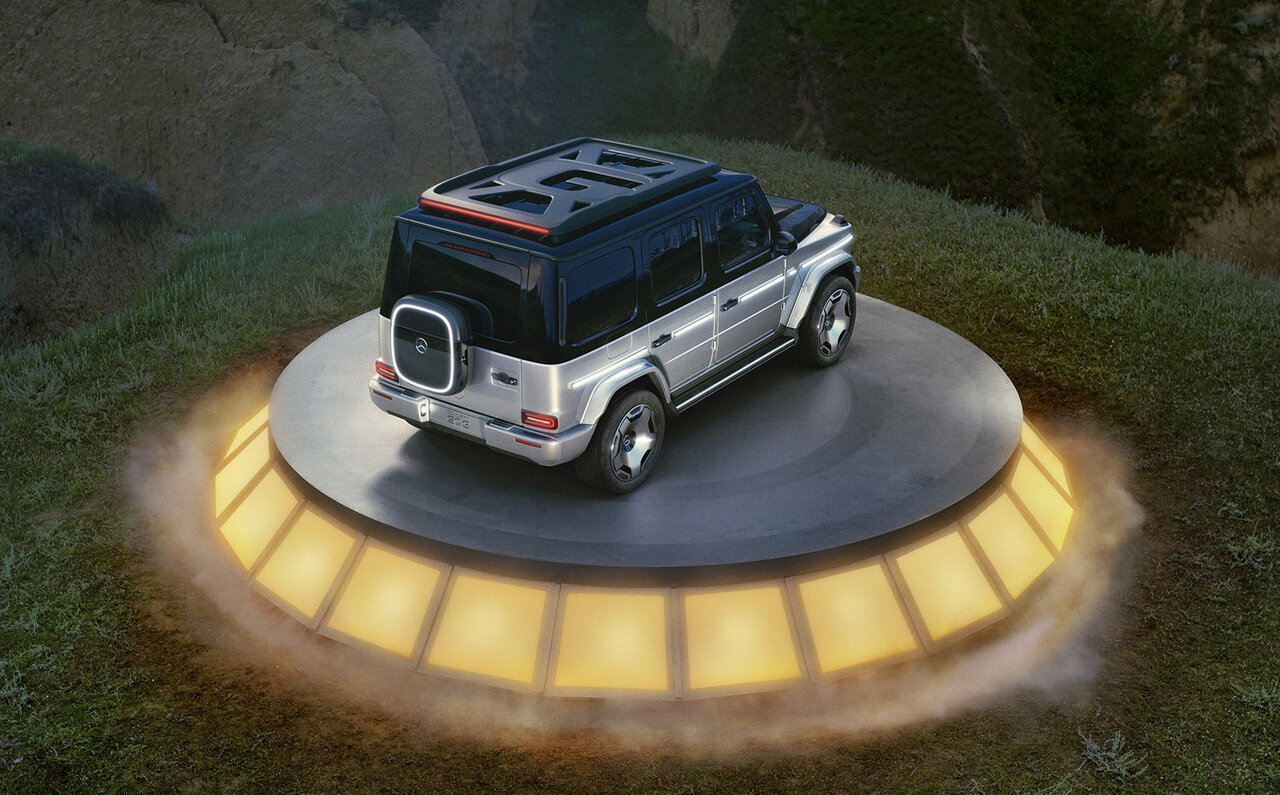 Mercedes-Benz Debuts G-Class BEV Concept Model 'Concept EQG' in Japan | Mercedes Benz