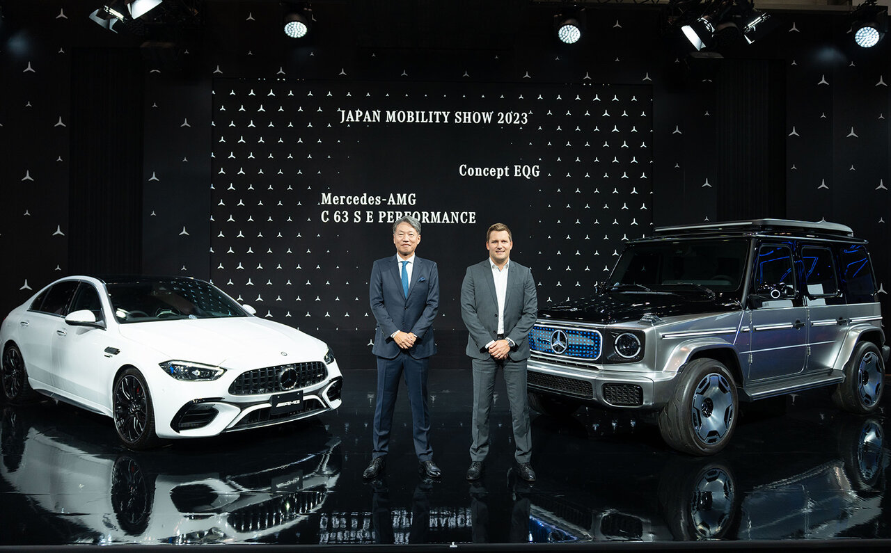 Mercedes-Benz Debuts G-Class BEV Concept Model 'Concept EQG' in Japan | Mercedes Benz
