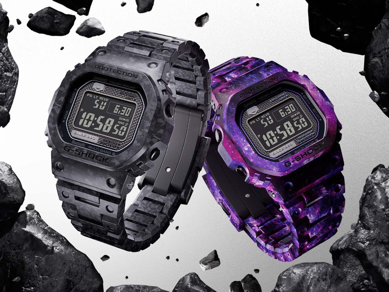 G-SHOCK誕生40周年を記念するカーボン仕様の「GCW-B5000UN」｜G-SHOCK