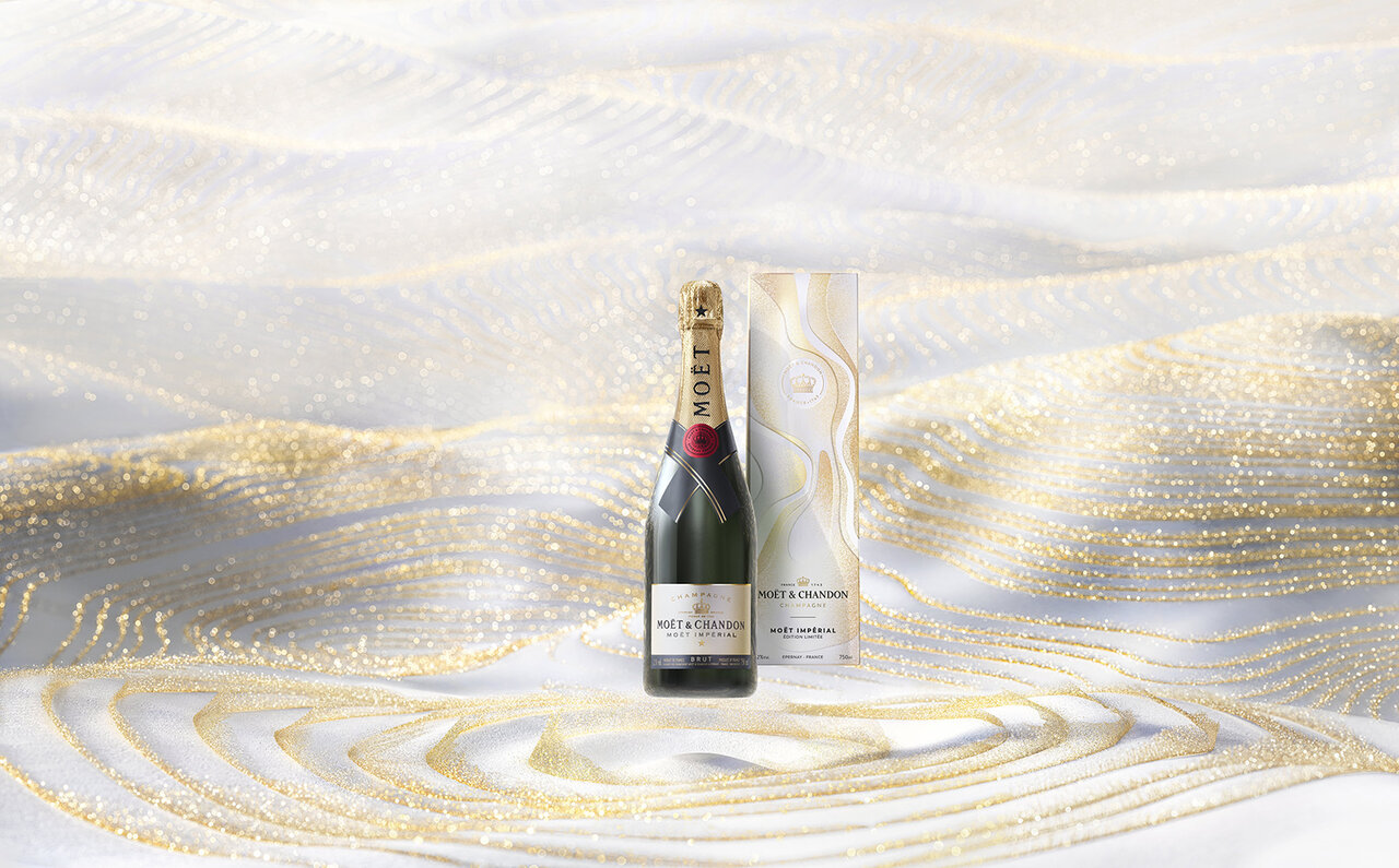 ホリデーシーズンを彩る限定シャンパーニュ「モエ・エ・シャンドン ゴールデンテロワール」｜MOËT & CHANDON