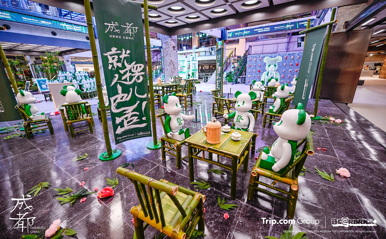 Trip.com × BE@RBRICK Pop-Up Event to Tour 10 Chinese Cities Over 5 Years, Announced at Chengdu COSMO | MEDICOM TOY