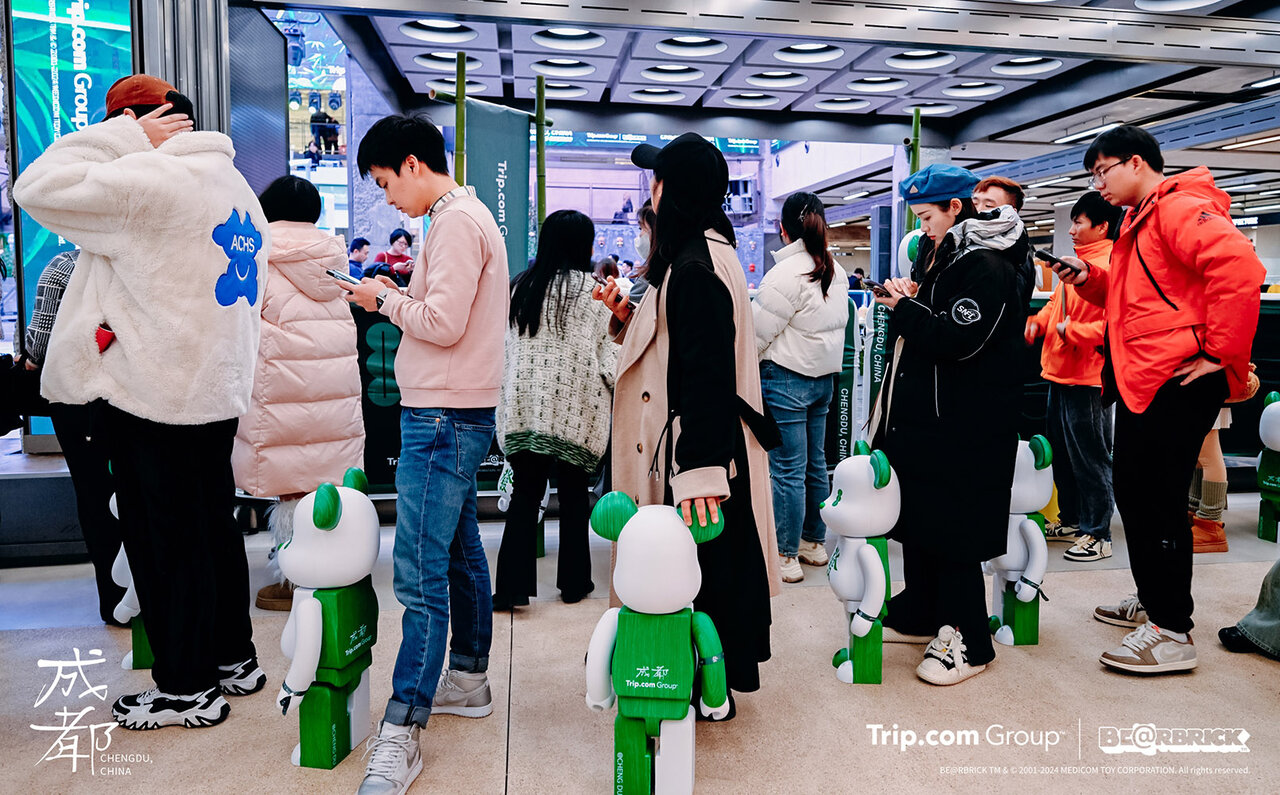 Trip.com × BE@RBRICK Pop-Up Event to Tour 10 Chinese Cities Over 5 Years, Announced at Chengdu COSMO | MEDICOM TOY